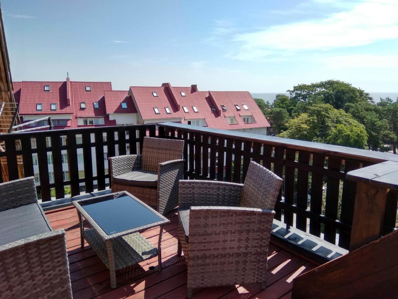 Apartamentai Niden - Su Terasa Ir Vaizdu I Marias Nidos Centre Buitenkant foto